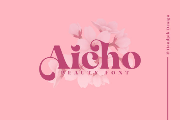 Aicho: A Serif Font for Strong Digital Branding