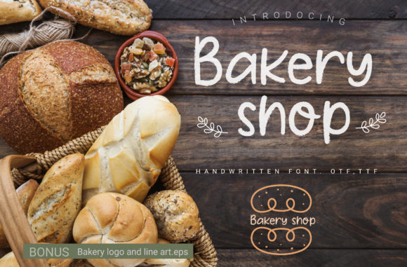 Bakery Shop: A Script Font for Editorial Design