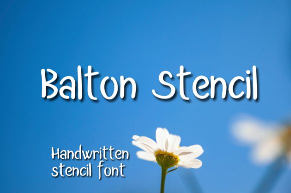Balton Stencil: A Versatile Script Font for Editorial Design
