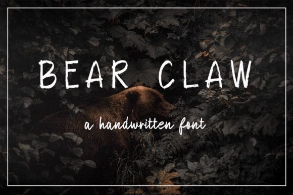 Bear Claw: The Handwritten Font That Elevates Your Brand