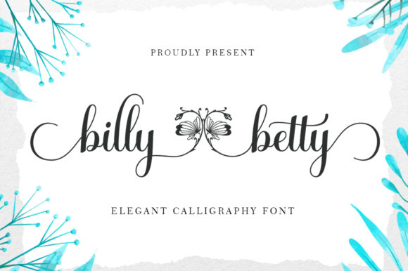 Billy Betty: A Script Font That Elevates Digital Branding
