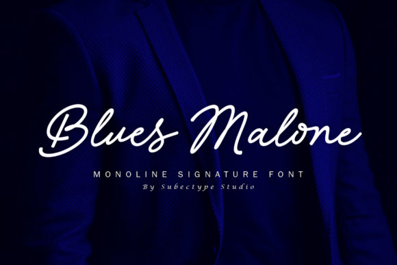 Blues Malone: A Timeless Script Font for Digital Design