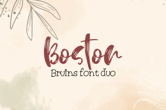 Boston Bruins: A Script Font for Dynamic Branding