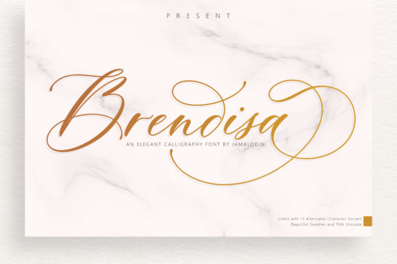 Brendisa: A Script Font That Elevates Digital Branding