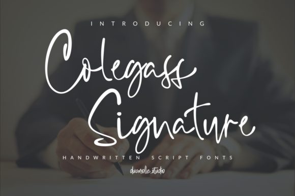 Collegass Signature: A Font for Modern Digital Branding