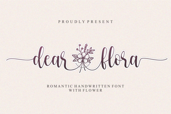 Dear Flora: A Romantic Script Font for Editorial Design