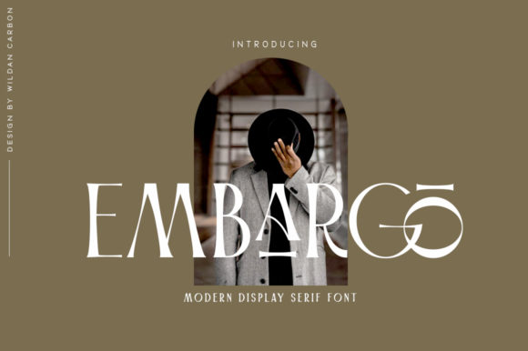 Embargo: A Serif Font That Elevates Every Craft Project