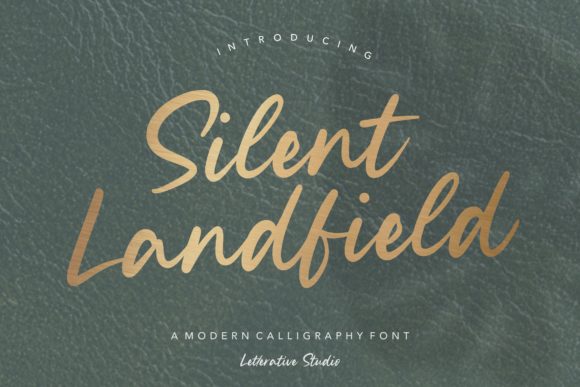 Font for Branding: Silent Landfield’s Handwritten Charm