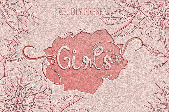 Girls: A Handwritten Font for Timeless Craft Projects