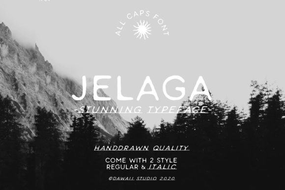 Jelaga: A Script Font That Adds Character to Campaigns