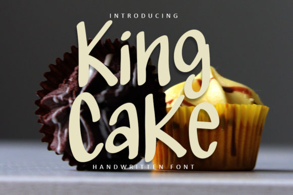 King Cake: A Script Font for Editorial Design