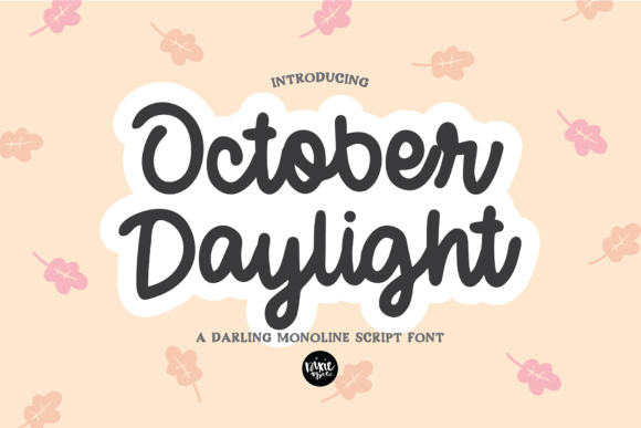 October Daylight: A Bold Script Font for Digital Branding