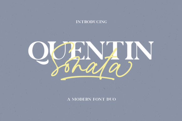 Quentin Sonata: A Serif Font for Editorial Excellence