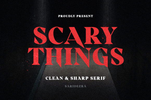 Scary Things: A Font That Adds Mystery to Your Creations