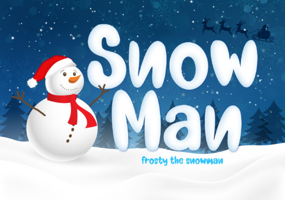 Snow Man: A Script Font That Adds Warmth to Digital Design