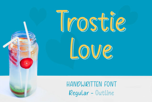 Trostie Love: A Handwritten Font for Editorial Warmth