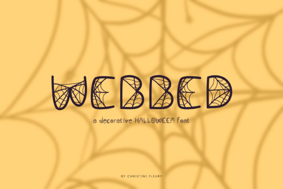 Webbed: A Decorative Font for Web Design and Brand Identity